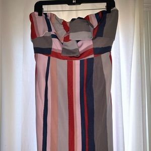 Strapless sandals Edelman dress